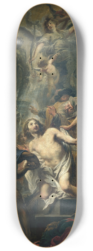 Cornelis Schut - The Beheading of Saint George 8.25 inch art skate deck