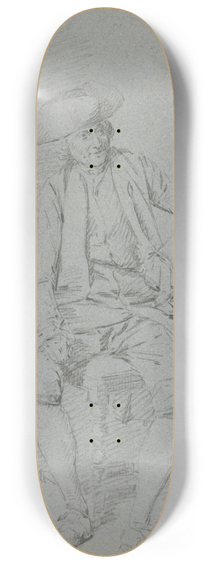 Cornelis Troost - Sitting cavalier 8.25 inch art skate deck
