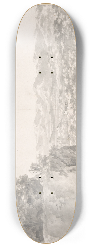 Cornelis Van Poelenburch - Landscape 8.25 inch art skate deck