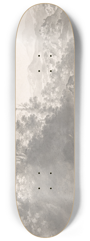 Cornelis Van Poelenburch - Landscape 8.25 inch art skate deck