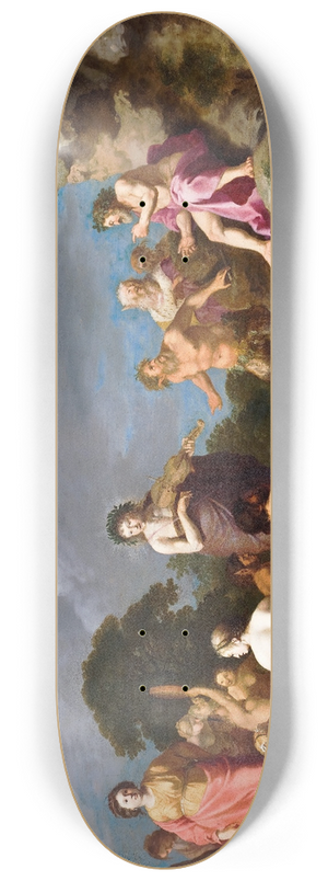 Cornelis Van Poelenburch - The Musical Contest between Apollo and Marsyas 8.25 inch art skate deck