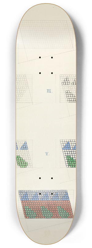 Cornelius Christoffels - Beadwork  Technique Demonstration 8.25 inch art skate deck