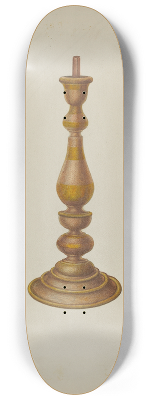Cornelius Christoffels - Candlestick 8.25 inch art skate deck