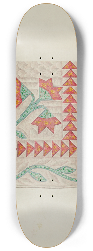 Cornelius Christoffels - Quilt (Corner Section) 8.25 inch art skate deck