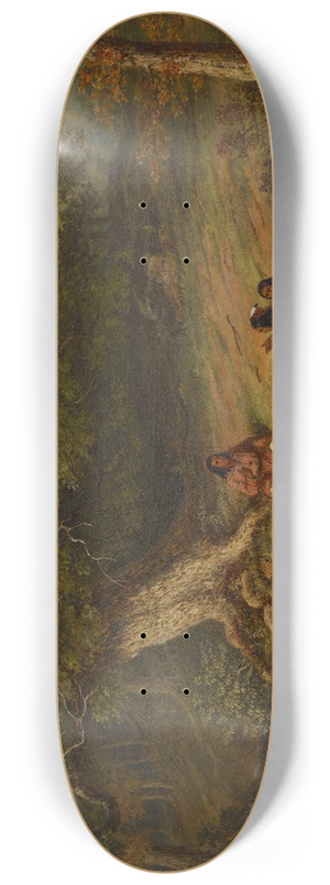 Cornelius David Krieghoff - Midday Rest 8.25 inch art skate deck