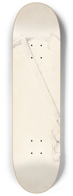 Cornelius Varley - An Anchor 8.25 inch art skate deck