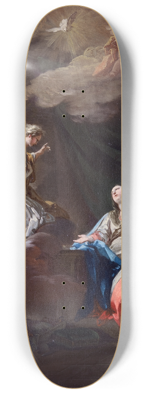 Corrado Giaquinto - TheAnnunciation 8.25 inch art skate deck