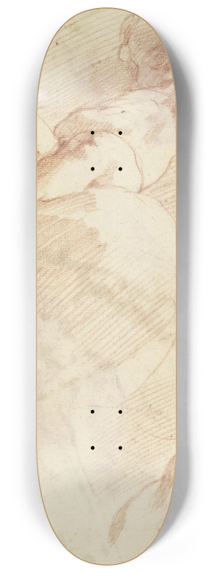 Correggio - Auf einer Wolke sitzender Putto in Untersicht 8.25 inch art skate deck