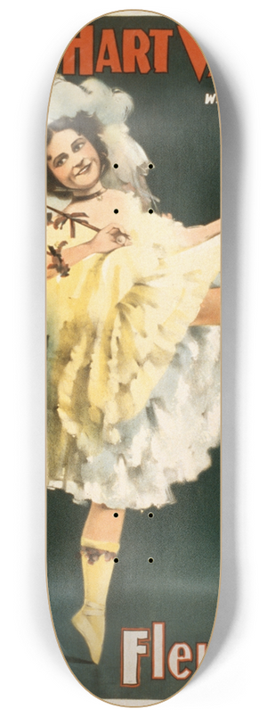 Courier Litho. Co. - Fleurette 8.25 inch art skate deck