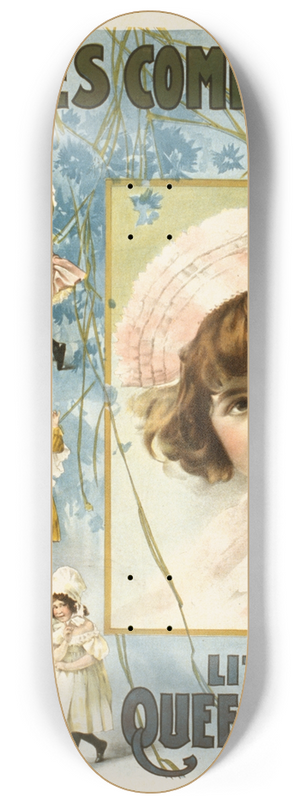 Courier Litho. Co. - Little Queen Mab 8.25 inch art skate deck