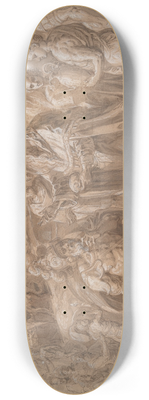 Crispijn van den Broeck - Abraham andMelchizedek 8.25 inch art skate deck