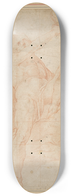 Cristoforo Roncalli - Two Nudes Seen from Below 8.25 inch art skate deck