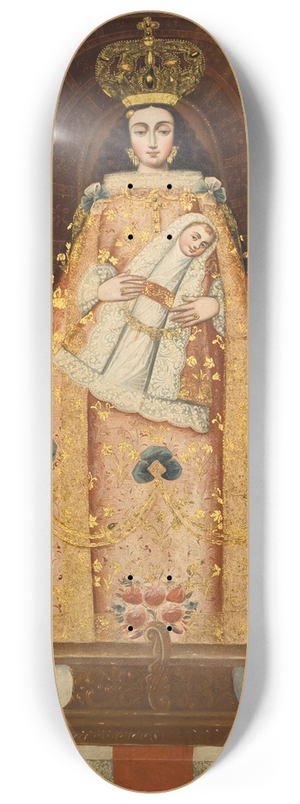 Cusco School - Virgin of Bethlehem 8.25 inch art skate deck