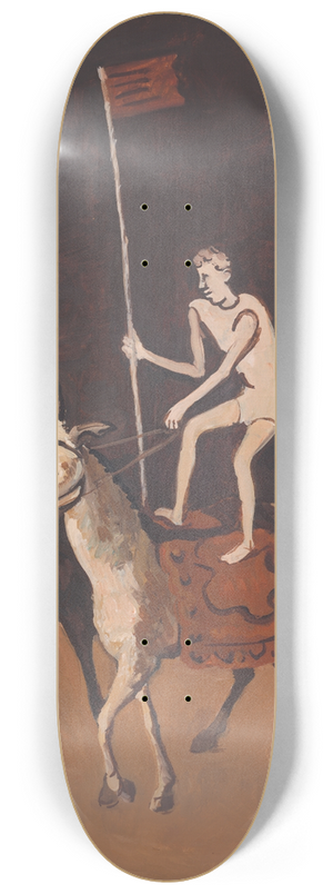 Cyprin Majernk - Circus Performer on Horses 8.25 inch art skate deck
