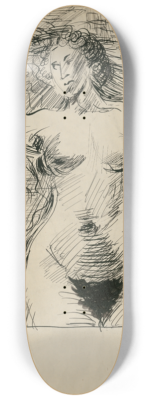 Cyprin Majernk - Female Nude 8.25 inch art skate deck