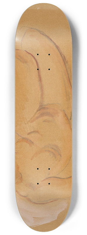 Cyprin Majernk - Reclining Female Nude 8.25 inch art skate deck