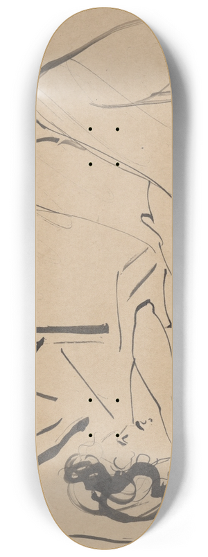 Cyprin Majernk - Skicr 8.25 inch art skate deck