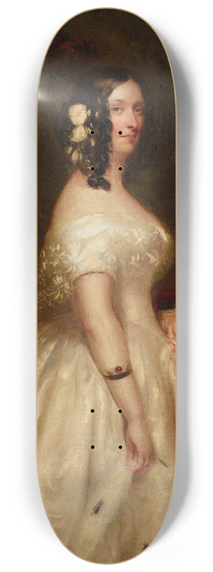 Franz Xaver Winterhalter - Portrait of a Lady 8.25 inch art skate deck