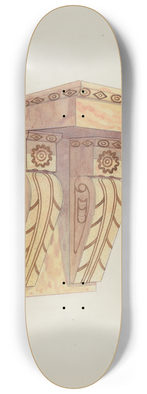 Dana Bartlett - Architectural Detail (Wall Bracket) 8.25 inch art skate deck