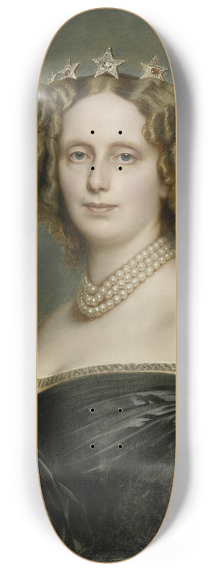 Franz Xaver Winterhalter - Portrait of Sophia Frederika Mathilda (1818-77), Princess of Wrttemberg 8.25 inch art skate deck