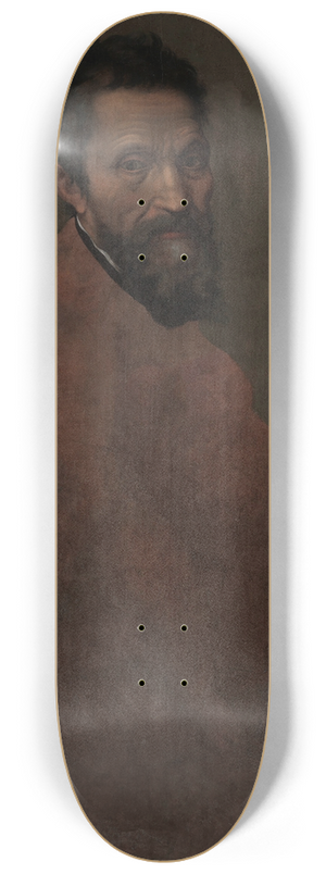 Daniele da Volterra - Michelangelo Buonarroti (14751564) 8.25 inch art skate deck
