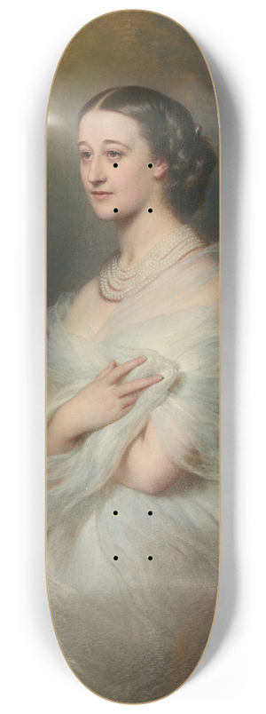 Franz Xaver Winterhalter - Portrait of the Duchess of Alba 8.25 inch art skate deck
