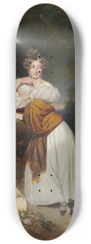 Franz Xaver Winterhalter - Sophie Guillemette, Grand Duchess of Baden (1801-1865) 8.25 inch art skate deck