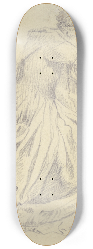 Daniel Nikolaus Chodowiecki - Am Tisch eingeschlafene Frau 8.25 inch art skate deck