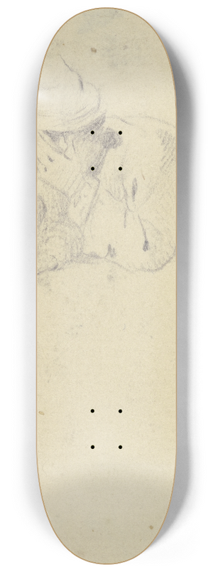 Daniel Nikolaus Chodowiecki - Brustbilder eines Ehepaares mit einem kleinen Kind 8.25 inch art skate deck