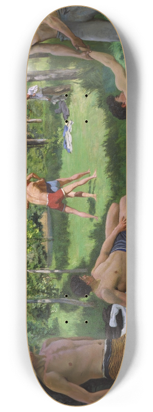 Frdric Bazille - Summer Scene 8.25 inch art skate deck