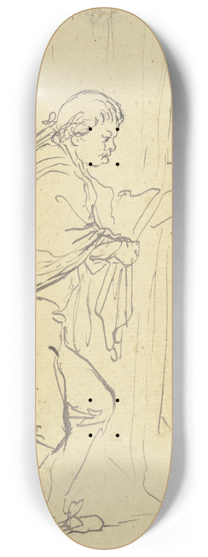 Daniel Nikolaus Chodowiecki - La Colique 8.25 inch art skate deck
