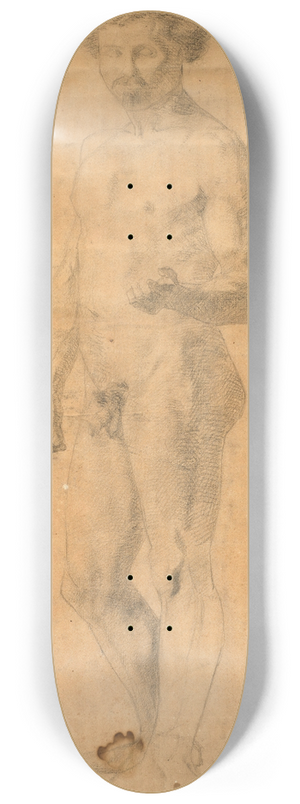 Frdric Bazille - tude de nu debout 8.25 inch art skate deck