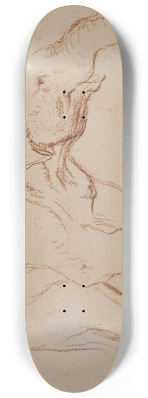 Daniel Nikolaus Chodowiecki - Standing elephant 8.25 inch art skate deck