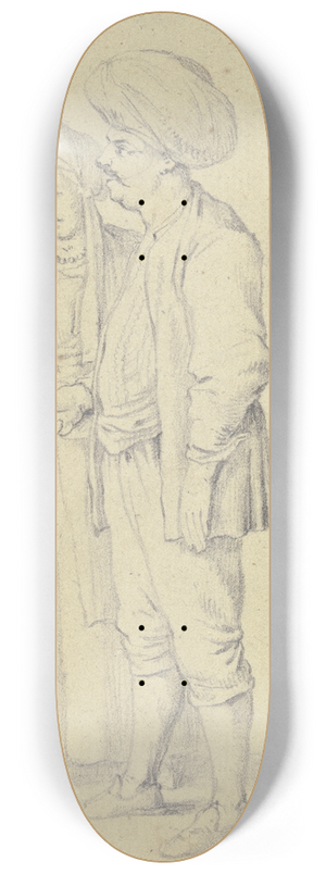 Daniel Nikolaus Chodowiecki - Turkish couple 8.25 inch art skate deck