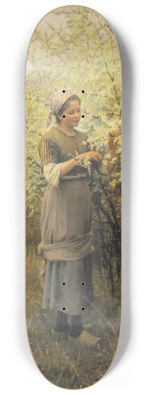 Daniel Ridgway Knight - Springtime 8.25 inch art skate deck