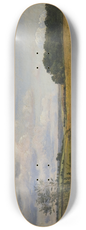 Dankvart Dreyer - Landscape with Sunlit Clouds 8.25 inch art skate deck