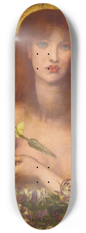 Dante Gabriel Rossetti - Venus Verticordia 8.25 inch art skate deck