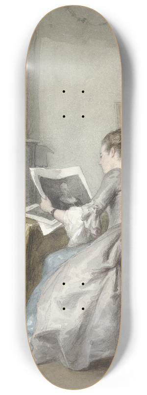 David Bles - Kunstbeschouwster 8.25 inch art skate deck