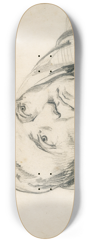 David Bles - Monks head 8.25 inch art skate deck