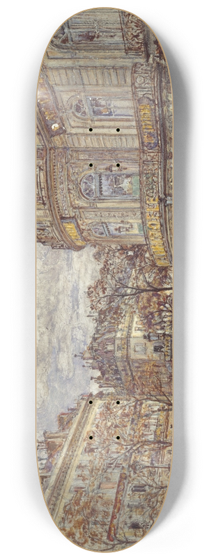 Frdric Houbron - Le Pavillon de Hanovre, rue Louis-le-Grand 8.25 inch art skate deck