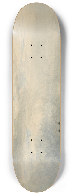 David Cox - Riders with Sheep near an Estuary 8.25 inch art skate deck