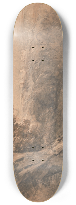 David Cox - Warwick Castle 8.25 inch art skate deck