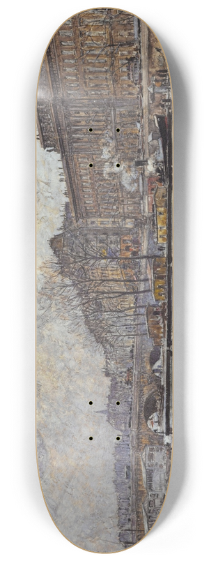 Frdric Houbron - LHtel de la Monnaie et le Pont-Neuf 8.25 inch art skate deck