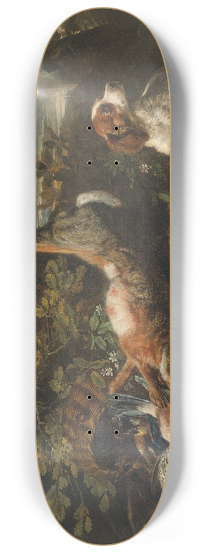 David de Coninck - Still Life With Game 8.25 inch art skate deck