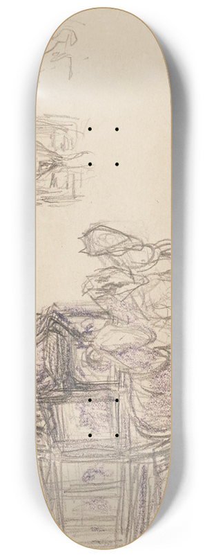 Frdric Houbron - Omnibus et fiacres 8.25 inch art skate deck