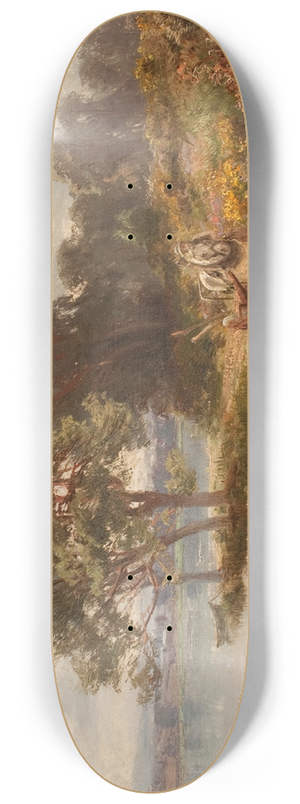 David Farquharson - Woodcart by a Loch 8.25 inch art skate deck