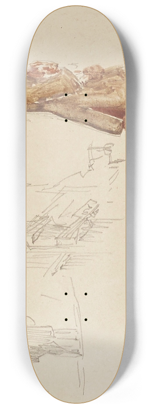 Frdric Houbron - Portrait dlgante 8.25 inch art skate deck