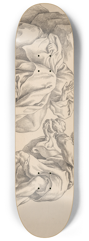 David Humbert de Superville - De verzoeking van Christus 8.25 inch art skate deck