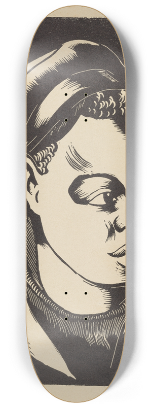 Fred Carlo - Portrait 8.25 inch art skate deck