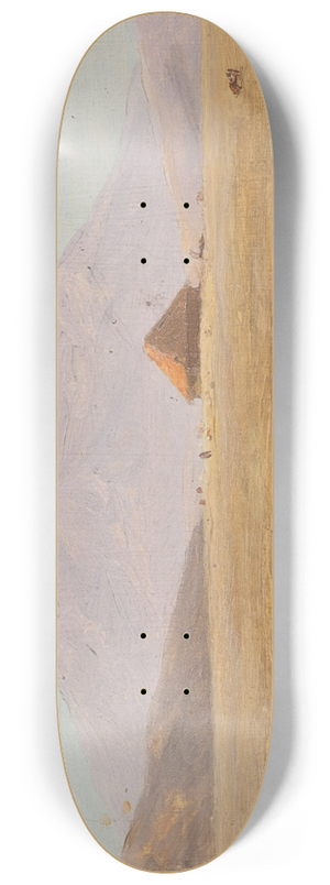 Frederic Edwin Church - Ecuador, mountain plateau with hut 8.25 inch art skate deck Frederic Edwin Church - Ecuador, mountain plateau with hut 8.25 inch art skate deck